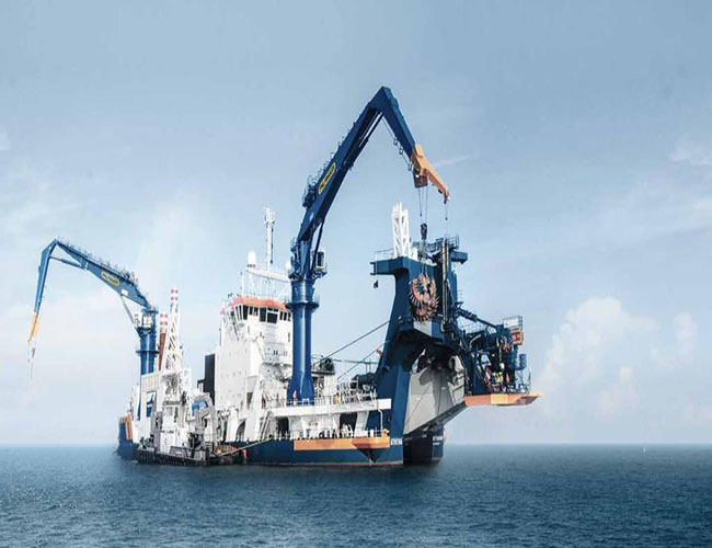 2.5t 22m Knuckle ไฮดรอลิก Telescopic Boom Crane Marine Ship Deck Crane.jpg 2.5t 22m Hydraulic Knuckle Telescopic Boom Crane Marine Ship Deck Crane.jpg