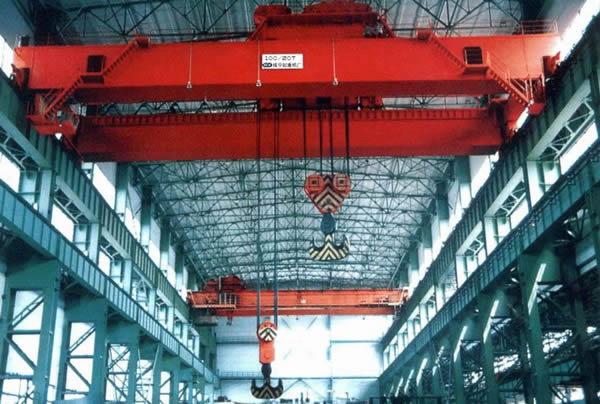 โรงงานเหล็กกล้าของ QD เหนือ Crane 50 ตัน